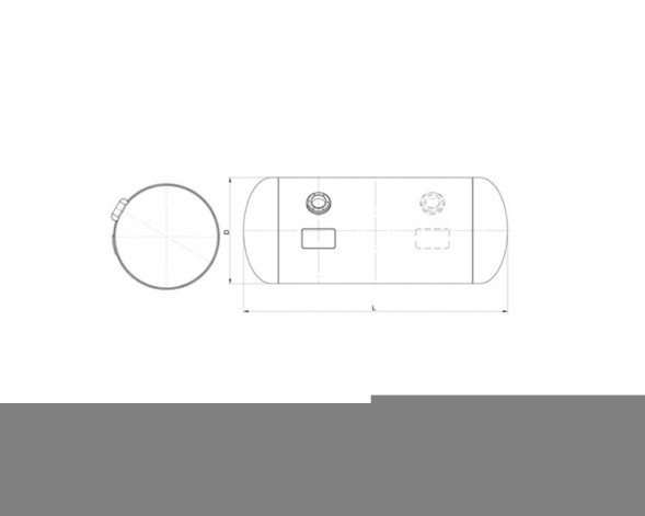Elpigaz ZGC270H040S4M6STAK Бак/бутель lpg 40/270 40 л 40л роликовий циліндр 2026