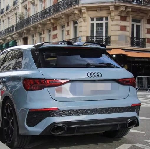 1A First Automotive 297VCP554 СПОЙЛЕР ЛЬОТКА НАКЛАДКА 2021+ AUDI A3 8Y SPORTBACK RS 3 СТИЛІ СПОЙЛЕР ЧОРНИЙ