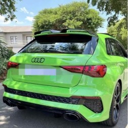 1A First Automotive 297VCP554 СПОЙЛЕР ЛЬОТКА НАКЛАДКА 2021+ AUDI A3 8Y SPORTBACK RS 3 СТИЛІ СПОЙЛЕР ЧОРНИЙ