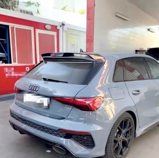 1A First Automotive 297VCP554 СПОЙЛЕР ЛЬОТКА НАКЛАДКА 2021+ AUDI A3 8Y SPORTBACK RS 3 СТИЛІ СПОЙЛЕР ЧОРНИЙ