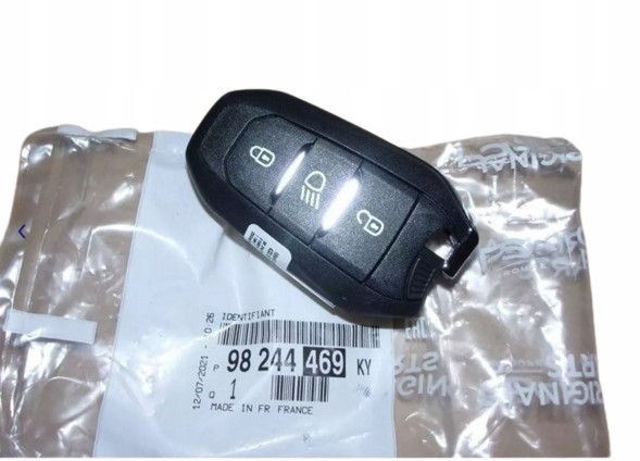Peugeot OE Ключ 98244469KY Citroen DS7 Crossback Оригінал