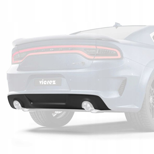 Китай 000-CHAR20-DWBOE Дифузор Спідниці Заднього Бампера - Матовий DODGE CHARGER 2020-2023 WIDE BODY