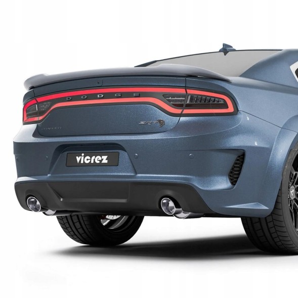 Китай 000-CHAR20-DWBOE Дифузор Спідниці Заднього Бампера - Матовий DODGE CHARGER 2020-2023 WIDE BODY