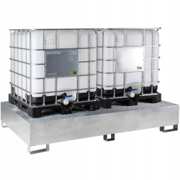 Китай WEW-SC-HP-1015691 Піддон для збору розливів MEVA для IBC 2x1000л Оцинкований CE 3594-Z