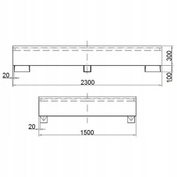 Китай WEW-SC-HP-1015691 Піддон для збору розливів MEVA для IBC 2x1000л Оцинкований CE 3594-Z