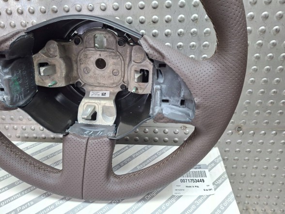 Fiat OE S26340796 ШКІРЯНЕ КЕРМО КОРИЧНЕВЕ 71753449 FIAT 500 2007-