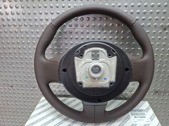 Fiat OE S26340796 ШКІРЯНЕ КЕРМО КОРИЧНЕВЕ 71753449 FIAT 500 2007-