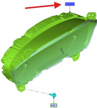 Ford OE ЛІЧИЛЬНИК ФОРД ФОКУС MK4 2018- 2440703 _ JX7T-10849-NAA