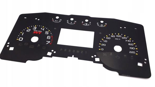 Moman 0089688096819 Накладки на панель приладів Ford F-150 SVT Raptor – Конвертація з миль/год в км/год (спідометр)