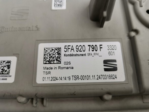 Cupra OE 5FA920790F, DWP537771OE Лічильник/приладова панель Cupra Formentor 5FA920790F Новий оригінал