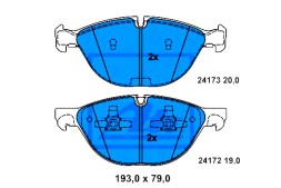 ATE 13.0460-7239.2 (ATE) LP2091 16730 FSL4079 FDB4079 Ate гальмівні колодки bmw x5 (e70) x6 (e71 e72) 3.0