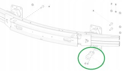 TESLA TECHNICS Направляюча буксирувального вушка Tesla S LIFT 16-21 1073170-00-C НОВА