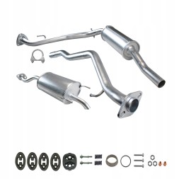 CHINA ZEST.09.121E+09.122E Набір глушників honda jazz ii 1.2 1.4 2002-