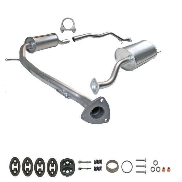 CHINA ZEST.09.121E+09.122E Набір глушників honda jazz ii 1.2 1.4 2002-