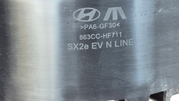 Hyundai OE KLAPKA GNIAZDO ŁADOWANIA HYUNDAI KONA II EV 2023- N--LINE Кришка гнізда зарядки KPL Hyundai Kona Electric II EV 23- OE 863CC-HF700