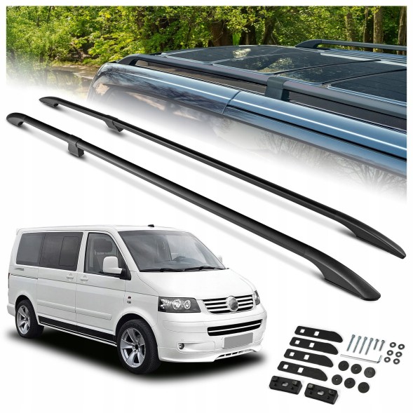 CHROMEMASTER OM-RR-D0037B-002 Багажник на дах (рейлінги) для VW MULTIVAN V T5 2003-2015 SHORT | КОРОТКИЙ