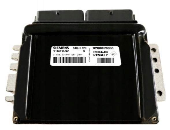 Renault OE КОМП'ЮТЕР ЕБУ RENAULT 1.6 S110138000B 8200059086 PLUG AND PLAY