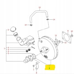 Suzuki OE 51300-52RQ0-000 Вакуумний Підсилювач Гальм Suzuki Swift A2L