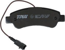GDB2068 TRW Комплект гальмівних колодок