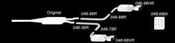 TA-Technix 02AU037-8D-2 Спортивна вихлопна система CATBACK 2х80мм TA TECHNIX AUDI A6 C6 Avant (4F5)