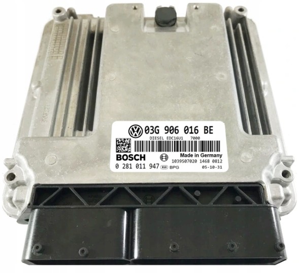 Bosch 03G906016BE 0281011947IMMO OFF КОМП'ЮТЕР ECU SKODA 03G906016BE 0281011947 IMMO OFF