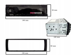 Pioneer Автомобільний радіоприймач Pioneer MVH-S120UB 4x50W AUX USB 1DIN + 4 інших продуктів