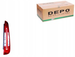 Depo  Лампа задня p (зовнішня частина, колір поворотника білий, колір скла