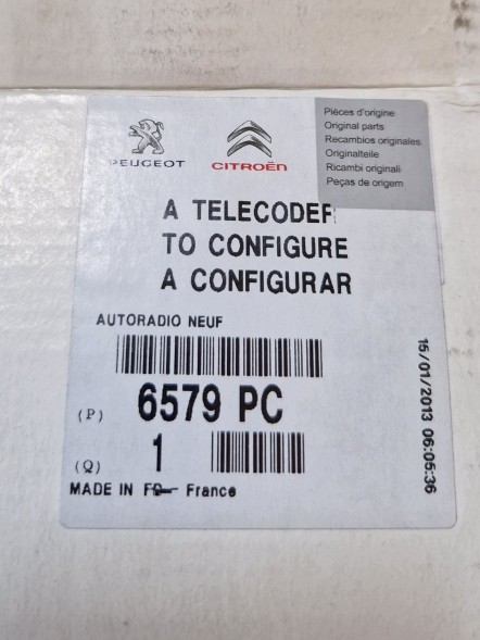 Groupe PSA PSA OE 9666403077 PSA АВТОМАГНІТОЛА BLAUPUNKT RD4 N1 MP3-03 PSA OE 9666403077 CD USB