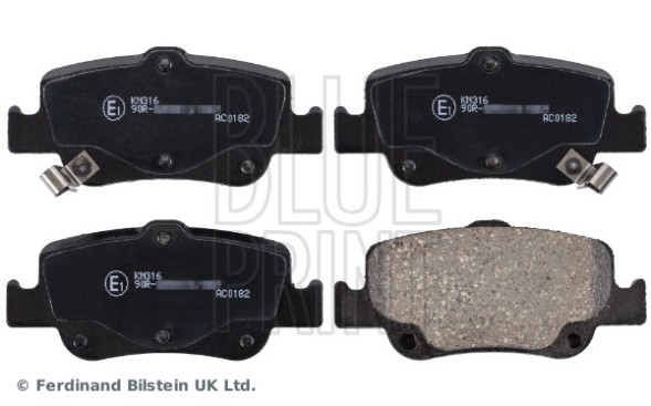ADT342173 BLUE PRINT Комплект гальмівних колодок з 4 шт дисків