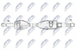 NTY NPW-CH-112 Npw-ch-112 nty приводна піввісь