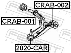 CRAB 002 FEBEST Сайлентблок
