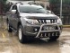 Китай PWT02_L20015+ Передня штанга Mitsubishi L200 kangaroo A-Bar, хром
