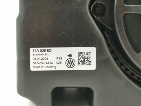 Volkswagen OE 14A035621, DWP469622OE Сабвуфер динамік басів низькочастотний VW ID.7 14A035621