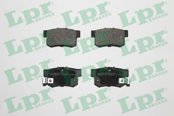 05P508 LPR Комплект гальмівних колодок з 4 шт дисків