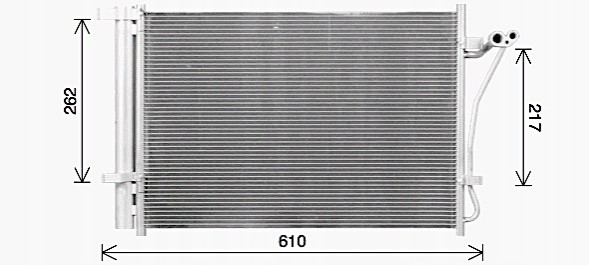 AVA Quality cooling HY5470D Конденсатор, кондиціонер ava quality cooling hy5470d