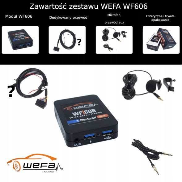 CHINA WF 606 VAG Цифровий змінювач bt usb 3.0 flac ! Vw audi seat