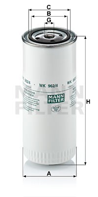 WK 962 4 MANN FILTER Фільтр палива