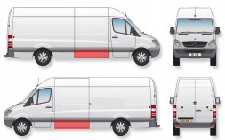 Китай 544\\7555255 VW CRAFTER 2E БІЧНА ОБКІДКА З отворами ПОРІГ LE 06-