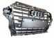 Китай ABC7249 AUDI A3 8V 2012-2016 РЕШІТКА РАДІАТОРА ПЕРЕДНЯ СРІБНА ХРОМ