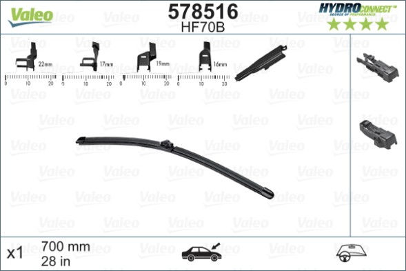 578516 VALEO Склоочисник
