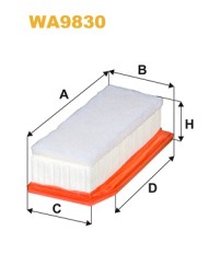 WA9830 WIX FILTERS Фільтр повітряний