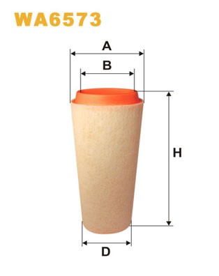 WA6573 WIX FILTERS Фільтр повітряний