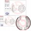 Brembo 14.C012.10 S 30 519 Набір гальмівні барабани + щелепи BREMBO