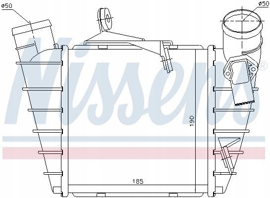 Nissens 96770 Інтеркулер nissens