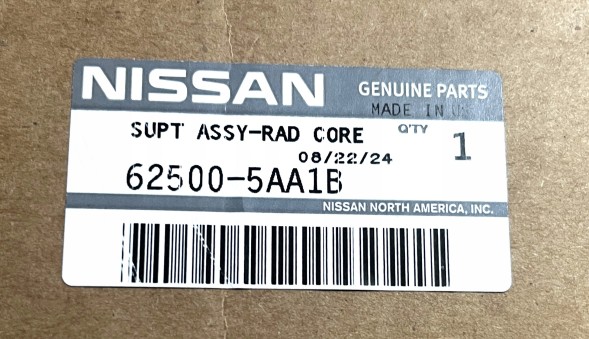 Nissan OE 625005AA1B Ремінь переднього лобового підсилення NISSAN Murano 19+ OE