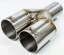 WLM Customs WLM-CH2x63 Подвійний наконечник вихлопу wlmcustoms y-pipe 2х63,5