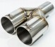 WLM Customs WLM-CH2x63 Подвійний наконечник вихлопу wlmcustoms y-pipe 2х63,5