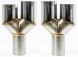 WLM Customs WLM-CH2x63 Подвійний наконечник вихлопу wlmcustoms y-pipe 2х63,5