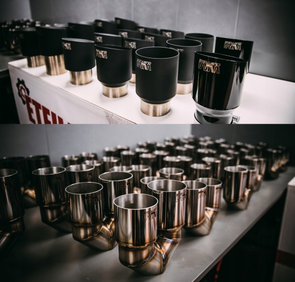 WLM Customs WLM-CH2x63 Подвійний наконечник вихлопу wlmcustoms y-pipe 2х63,5