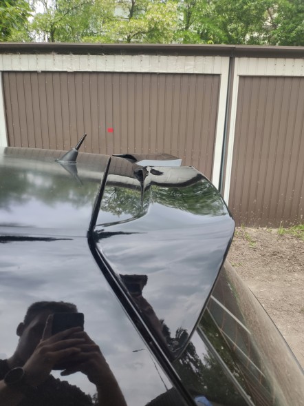 Китай GOLF 4 LOTKA SPOILER DOKŁADKA CZARNY POŁYSK Спойлер чорний глянцевий для легкових автомобілів